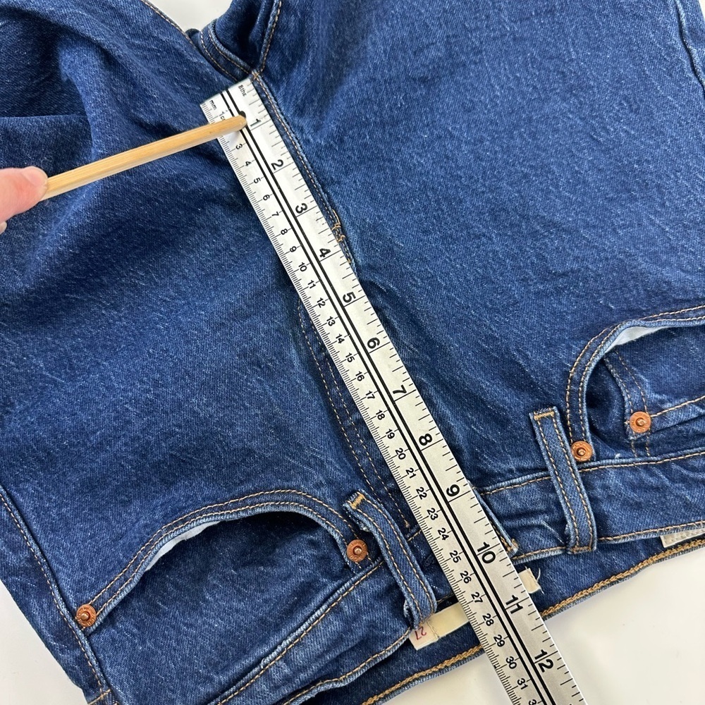 Levis ICON fit Wedgie Lifes Work Dark Wash womens ankle jeans 27 x 27 - Picture 11 of 15